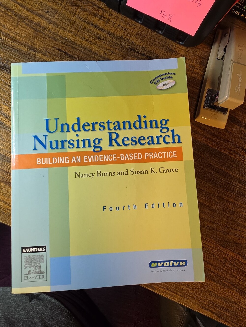Understanding Nursing Research by Nancy Burns and Susan K. Grove 4th Ed 2006